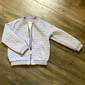 Cat & Jack quilted zip-up sweatshirt